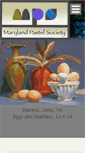 Mobile Screenshot of marylandpastelsociety.com